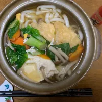 昼食　鍋焼き風煮込みうどん|ATさん