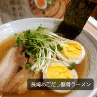 長崎あごだし豚骨ラーメン( ꇐᴗꇐ )|まぁさん