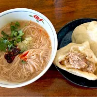 麺線、肉まんセット|ななごさん