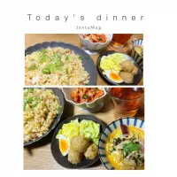 ある日の晩ごはん。