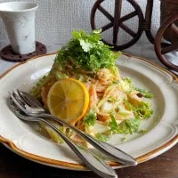 セロリ＆明太子noパスタ|スイーツポテトさん