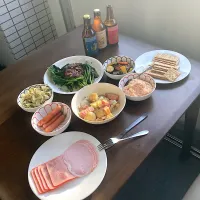 今日の晩ご飯@マンション・ベランダ・ビアガーデン⑨  いただきまーす😋＆かんぱーい🍺|なびさん