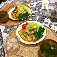 豚ロース衣揚げネギ辛ソース|papinさん