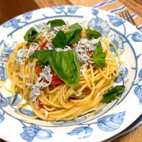 息子作　しらすパスタ🍝|renharuruさん