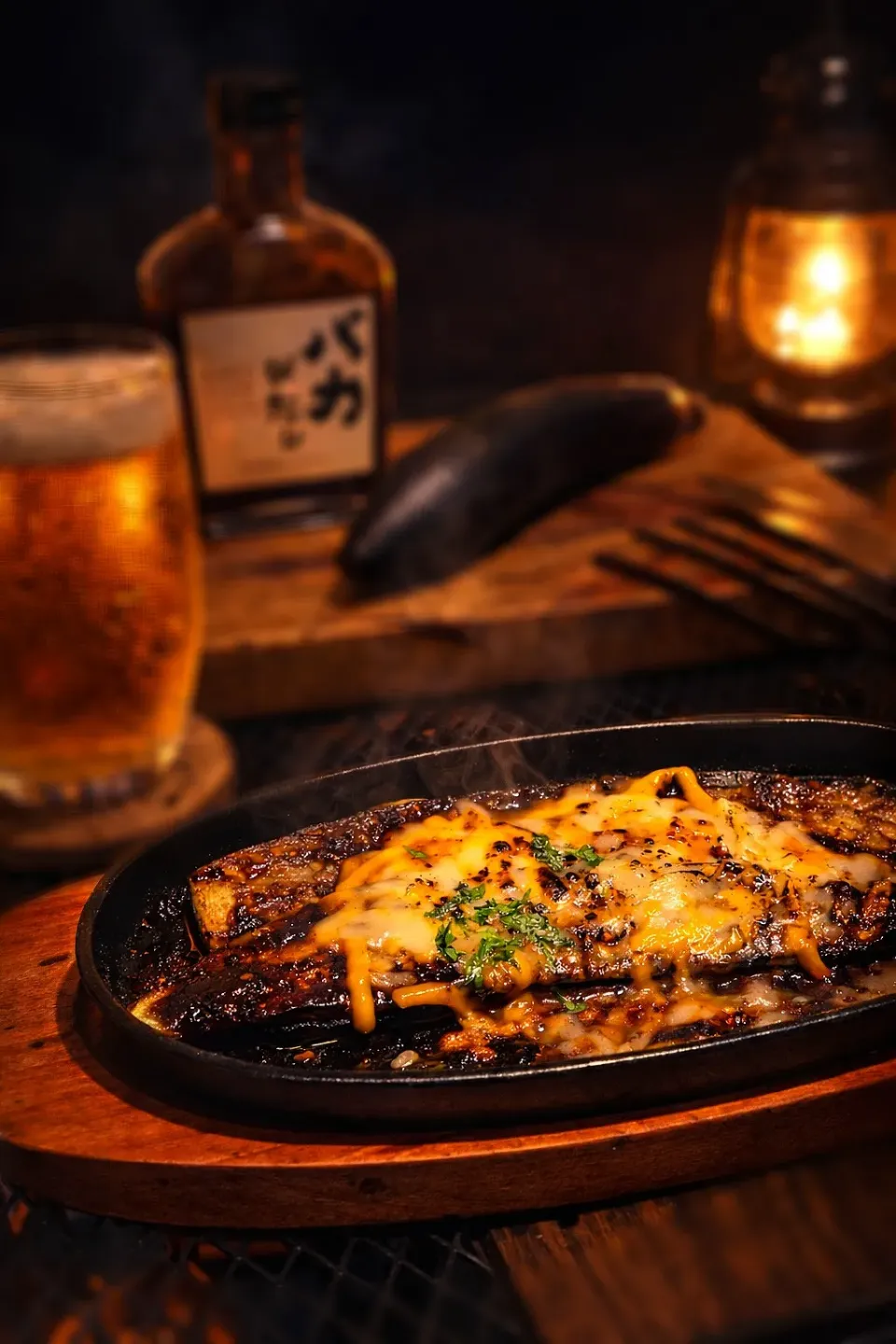 ナスのバカびたし焼き炙りチーズ|オハナシマンさん