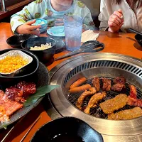 孫と焼肉特急😋|すかラインさん