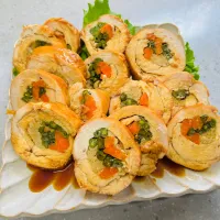 「鶏むね肉のロール照り焼き」|バシュランさん