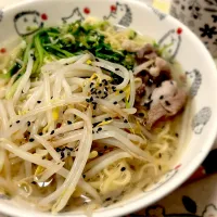 今日のおうちラーメン