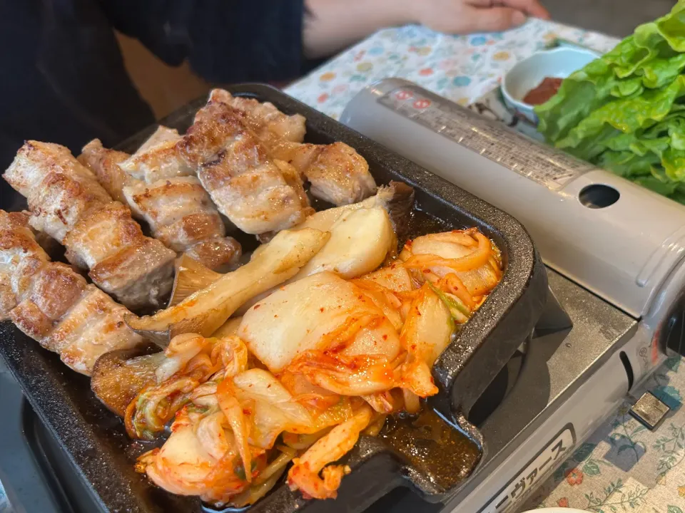 韓国家庭料理青山さんのサムギョプサル|Morito Kamiyaさん