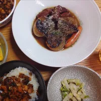 ポトフと鯖フレークと白菜の浅漬け|なつさん