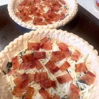 Assembling the quiche|🌺IAnneさん