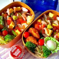 今日の夫婦弁⁽⁽ ◟(灬 ˊωˋ 灬)◞ ⁾⁾💕|桃実さん