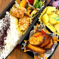 260413 さつまいもの甘辛煮🍠弁当|GO GO ぴょんきちさん