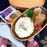 4/13  キーマカレー弁当|JUNe28さん