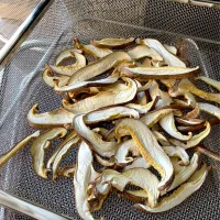 浴室栽培の椎茸で「干し椎茸」🍄