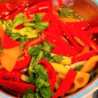 セロリとパプリカのマリネ|ヨシュアさん