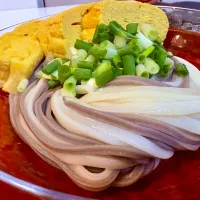 旨塩鶏と野菜汁うどん（ひやあつ）|マニラ男さん