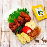 🐔昼【醤油麹唐揚げ弁当】🍱|Laniさん