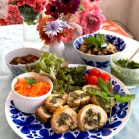 イタリアンパセリのチキンロール| Miki (^_−)−☆さん