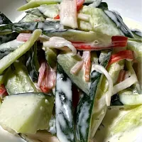 カニカマとシャキシャキきゅうりのサラダ|IGGYさん