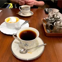 4月限定珈琲ドミニカ、かぼちゃのプリン、モカ| こいちさん