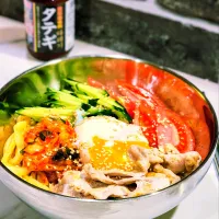 レンジでビビンうどん|ひかるさん