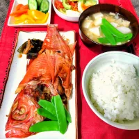 【主菜】金目鯛の煮付け|シュビラさん