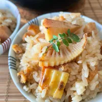 焼きたけのこごはん