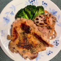 今夜は鶏もも肉のハーブ焼き|めんちゃんさん