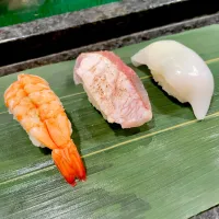 えび、カンパチ岩塩炙り、イカ|T. Wonderさん