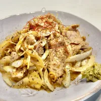 地鶏のポン酢炒め