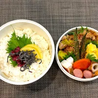 高校生息子のお弁当🍱 焼き鳥弁当🍱|Snow10さん