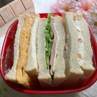 ＊0193. サンドイッチ🥪娘ちゃんの高校生弁当🍱＊|＊抹茶＊さん