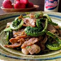 こごみと豚肉のスパイス21炒め|9421beruさん