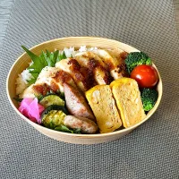 "おろしだれチキン"息子弁当|kazuさん