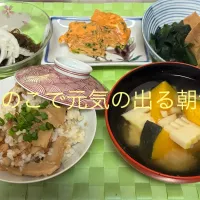 デパートで1個980円の筍いちばーん大きいのをgetしたんだけど、重い重い😣おまけに線路侵入者がおって、電車が遅れて、25分重たいのを持って、歩きましたよ😢だから余す所なく使い切りました👊👊|tamemitiさん