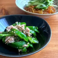 ピーマンとツナの和え物|おさかなさん