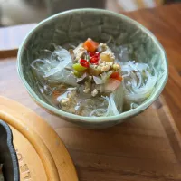 鶏ひき肉と野菜のピリ辛春雨|chihoさん
