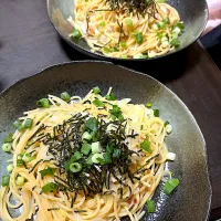 ネギのおかかバターパスタ|ハルさん