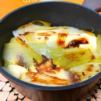 ＊酒盗で焼きねぎグラタン♬＊|ultramarineさん