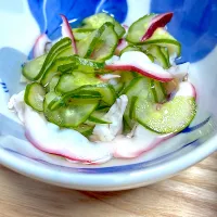 胡瓜と蛸の酢の物|ヒロミ🏝🏝🏝🌺🏄🌊🐬🏄‍♀️🏄‍♂️🍹🐠👙🌺さん