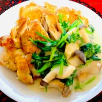 ✩.*˚チキンステーキ                                           ～クリームチーズソース～|ゆきえもんさん