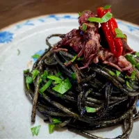 超濃厚ホタルイカのイカ墨パスタ🇮🇹|気まぐれシェフさん