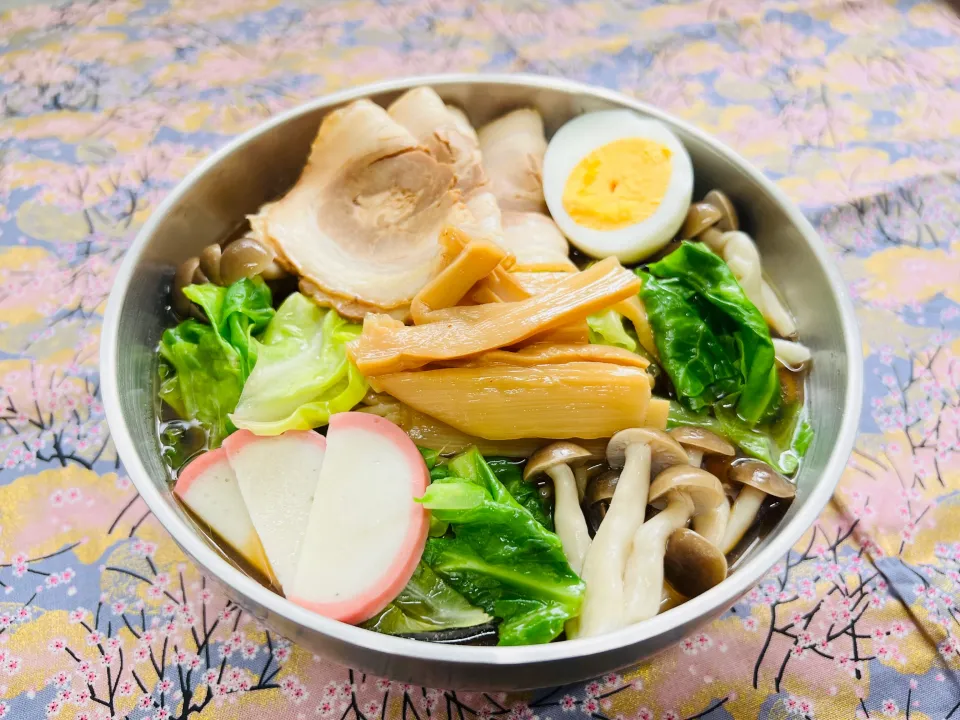「春キャベツで朝ラー🍜替玉付き🤭」|バシュランさん