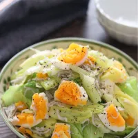 🆔522883                                                                #春キャベツと卵のしらすサラダ 💕|ともきーた (伊藤 智子)さん