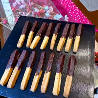 チョコがけクッキー棒|oisicake8さん