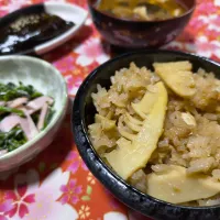 お焦げ付き筍ごはん|みよぱさん