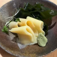 姫皮のお刺身| まる(丸大豆)さん