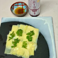 筍姫皮のお刺身👏| にゃあ（芸名）さん