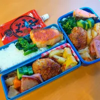 次男・私弁当|tamagomagomagoさん